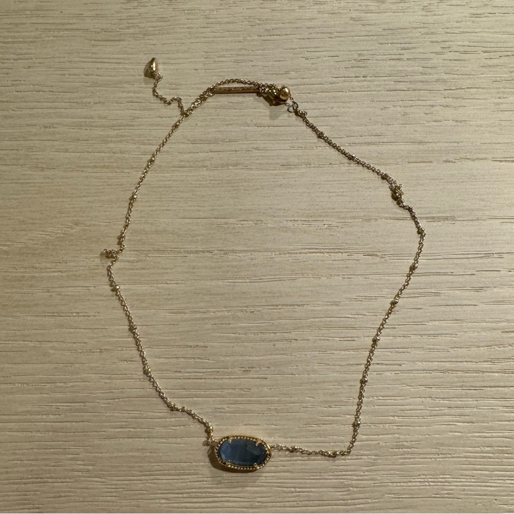 Kendra Scott Blue Gem Necklace